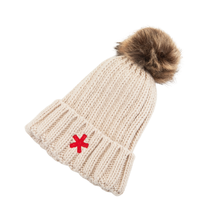 Caorunn Cream Bobble Hat