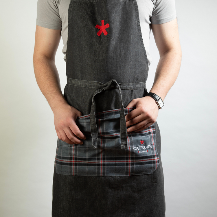 Caorunn Denim & Tartan Apron